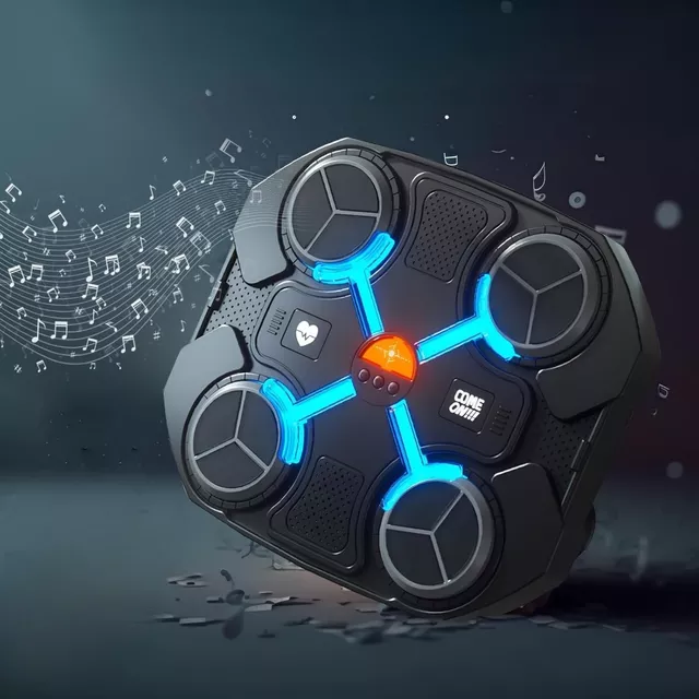 Gyerek elektromos boksz céltábla inSPORTline Punchino, 4 ütőfelület, fényhatások, 3 hangerő üzemmód, 3 sebességi mód, 2 előre beállított dallam