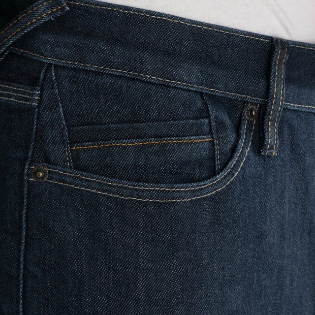 Férfi motoros nadrág Oxford Original Approved Jeans CE Slim Fit indigókék, légáteresztő, gyorsan száradó, Stretch Comfort