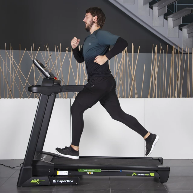 Motoros futópad inSPORTline inCondi T45i, 2LE, dőlésszög 16 pozició, futófelület 130x46cm, max.18km/ó, 22 program, Air Cushion felfüggesztés