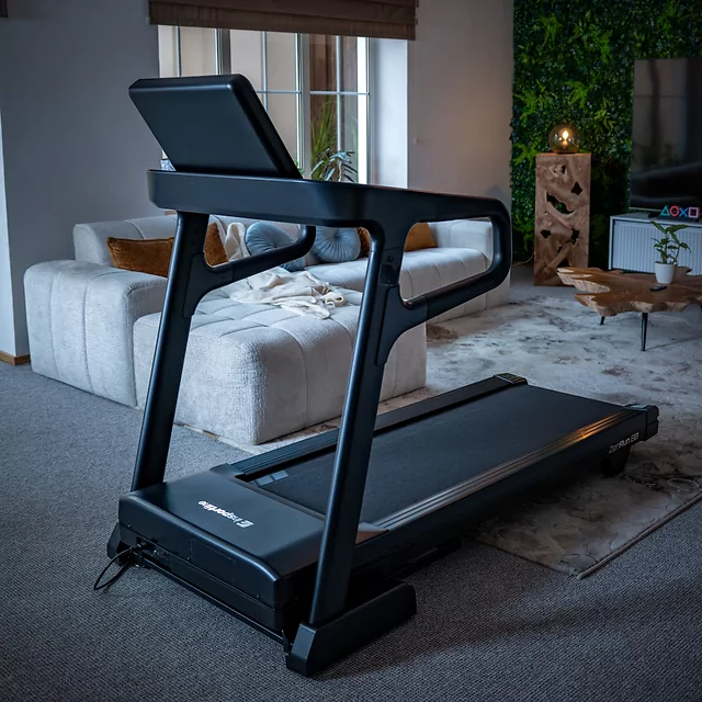 Futópad inSPORTline ZenRun 80, TFT képernyő, 4 lóerő, max.150kg, futófelület 150x51cm, 52 program, HRC, Kinomap, SilentBlock, okosfunkciók