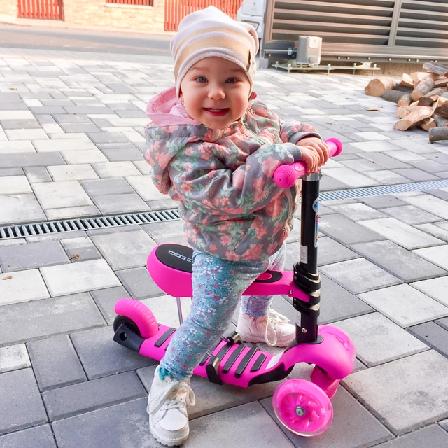 Háromkerekű roller WORKER Nimbo 3in1 - kék