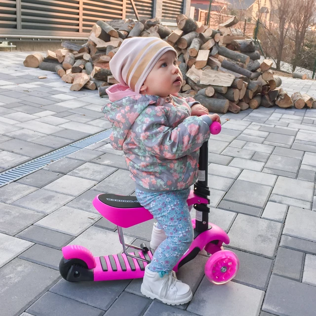 Háromkerekű roller WORKER Nimbo 3in1 - kék