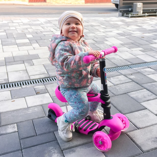 Háromkerekű roller WORKER Nimbo 3in1 - kék