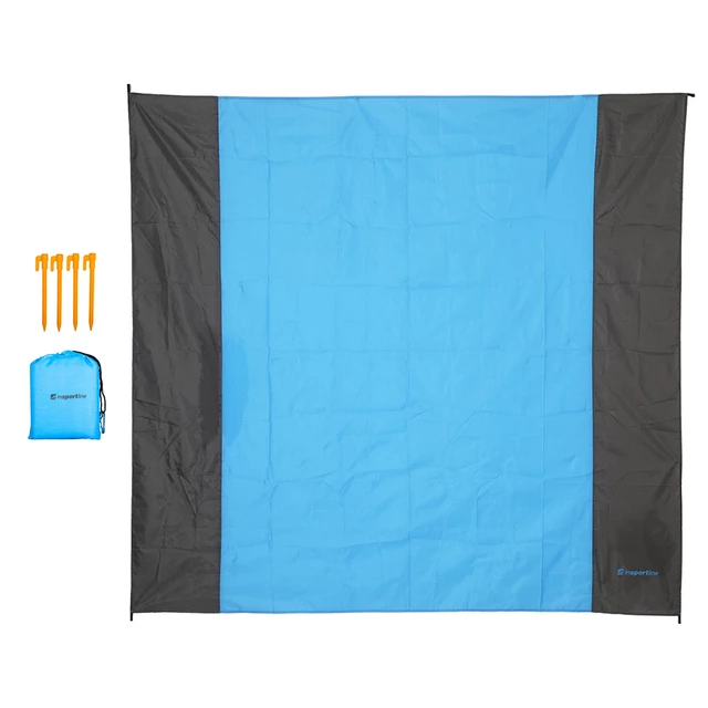 Piknik pokróc inSPORTline Dattino 210x200 cm - kék