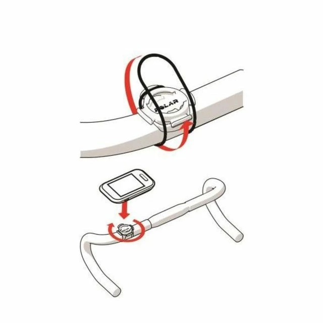 Polar állítható kerékpáros foglalat (V650)