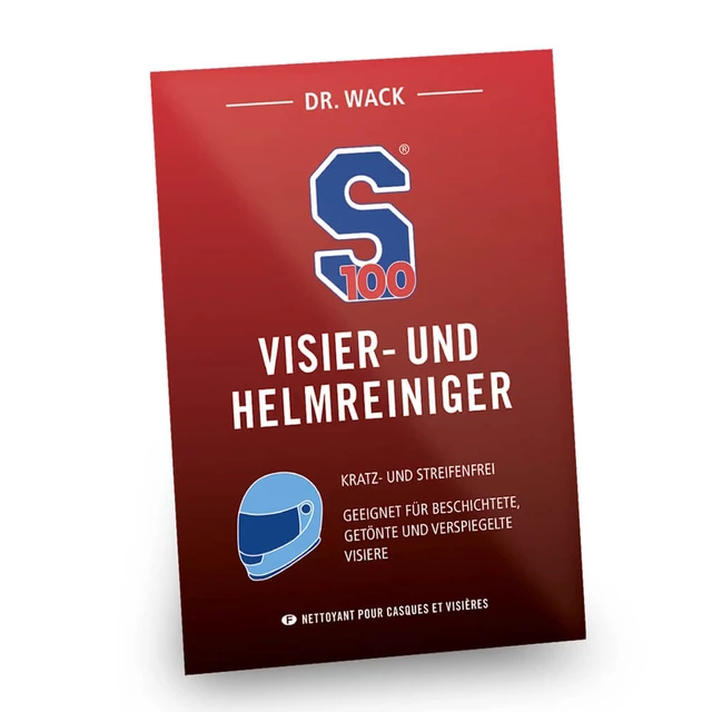 Plexi és bukósisak tisztító kendő S100 Visier und Helmreiniger Tuch