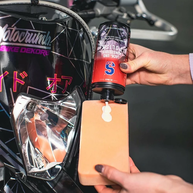 Fényezés- és műanyagápoló polírozó S100 Lack und Kunststoff Polish 220 ml, gazdaságos, oldószermentes, víztaszító