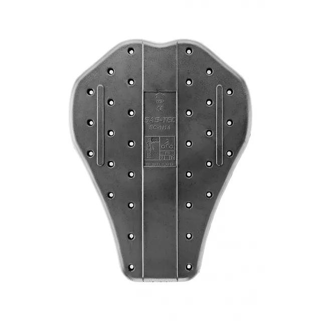 Hátvédő SAS-TEC SC-1/14 M/L, kiváló ütéscsillapítás, újrafelhasználható, tökéletes anatómiai formázás