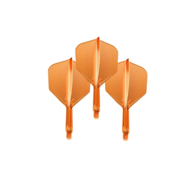 Dart nyíl Target K-Flex Neon No.6 Short 3 db - fluoreszkáló narancssárga