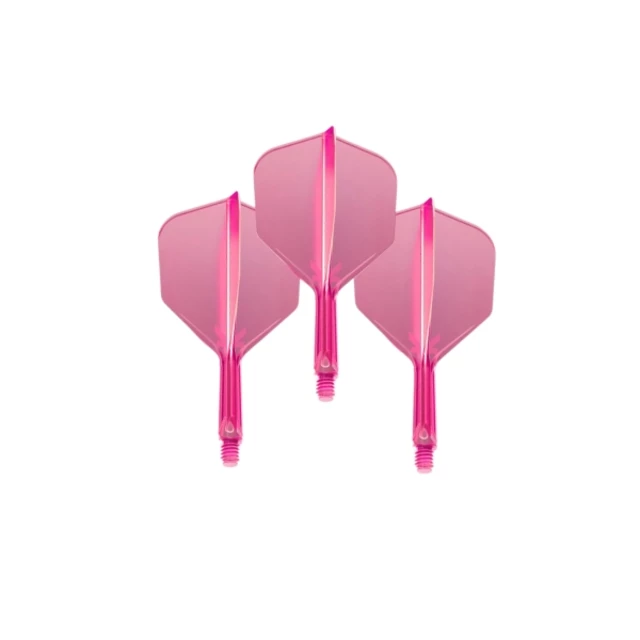 Dart nyíl Target K-Flex Neon No.6 Short 3 db - fluor rózsaszín