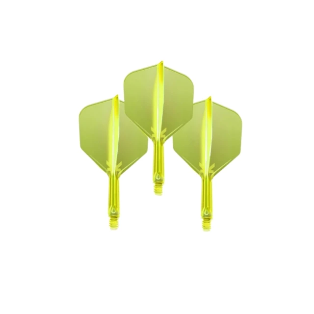 Dart nyíl Target K-Flex Neon No.6 Short 3 db - fluo sárga