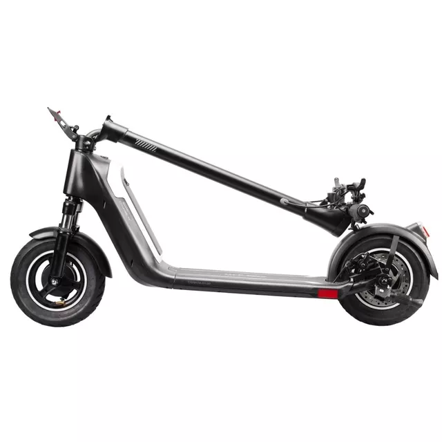 Elektromos roller kivehető akkumulátorral W-TEC SwapCharge 500W 10", alumínium ötvözet váz, 25 km/h,  38 km hatótáv, tárcsafék, állvány - piros