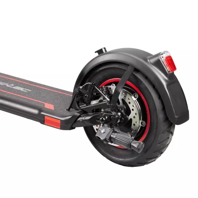 Elektromos roller kivehető akkumulátorral W-TEC SwapCharge 500W 10", alumínium ötvözet váz, 25 km/h,  38 km hatótáv, tárcsafék, állvány - piros