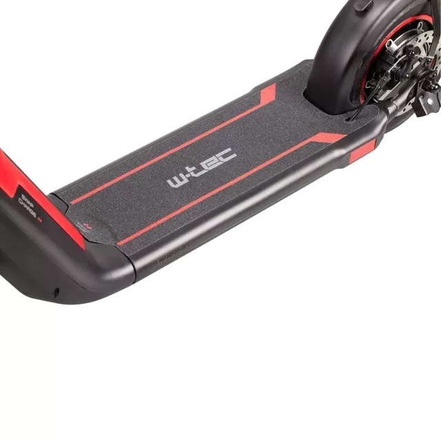 Elektromos roller kivehető akkumulátorral W-TEC SwapCharge 500W 10", alumínium ötvözet váz, 25 km/h,  38 km hatótáv, tárcsafék, állvány - piros