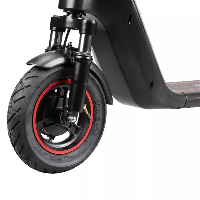 Elektromos roller kivehető akkumulátorral W-TEC SwapCharge 500W 10", alumínium ötvözet váz, 25 km/h,  38 km hatótáv, tárcsafék, állvány - piros