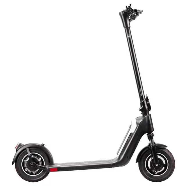 Elektromos roller kivehető akkumulátorral W-TEC SwapCharge 500W 10", alumínium ötvözet váz, 25 km/h,  38 km hatótáv, tárcsafék, állvány - piros - fehér