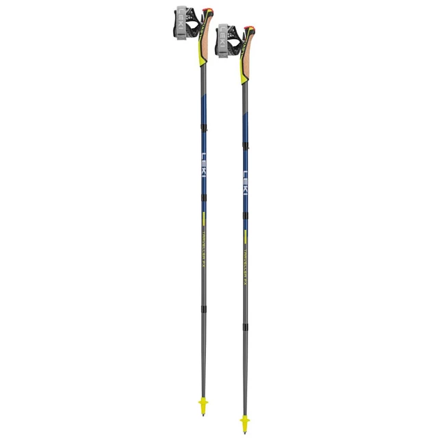 Nordic Walking bot LEKI Traveller FX One Carbon, fix hosszúság, összecsukható kialakítás, légáteresztő hálós pánt