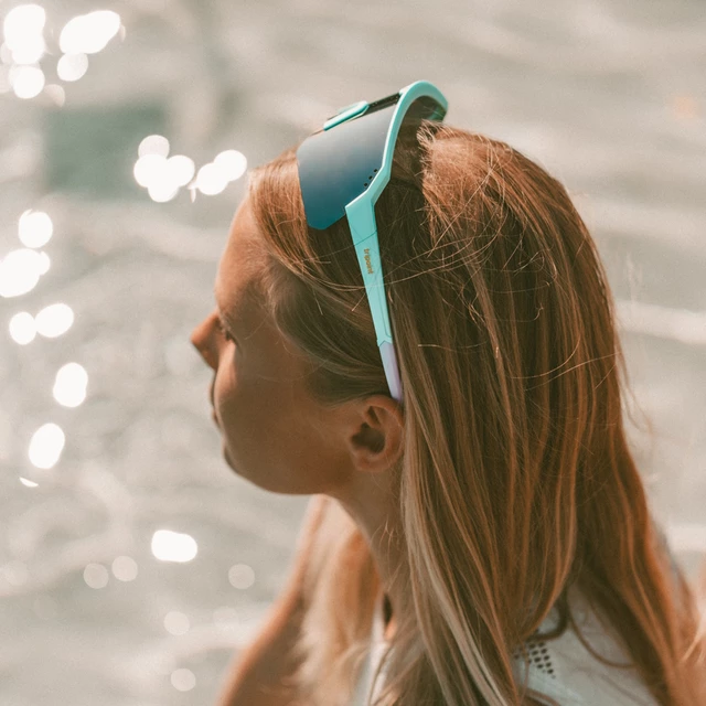 Sport napszemüveg Tripoint Trerikesröset - Turquoise Smoke /w Pink Multi Cat.3