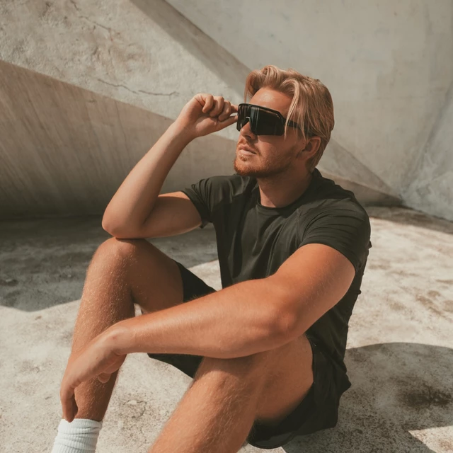 Sport napszemüveg Tripoint Trerikesröset - Turquoise Smoke /w Pink Multi Cat.3