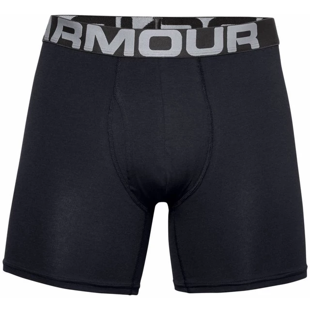 Férfi boxer alsó Under Armour Charged Cotton 6in 3 pár - Mod Gray Medium Heather