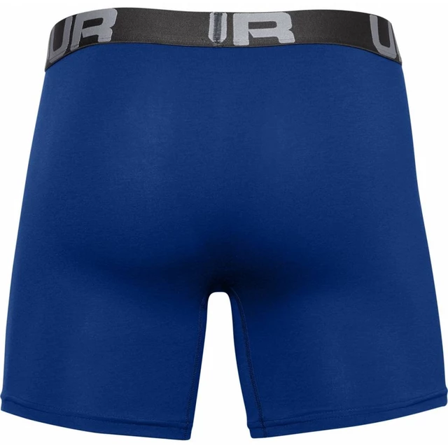 Férfi boxer alsó Under Armour Charged Cotton 6in 3 pár - Mod Gray Medium Heather