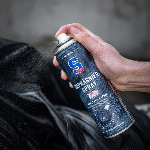 Impregnáló spray S100 300 ml, UV-védelemmel véd, nem hagy foltot, taszítja a vizet, megőrzi a légáteresztő képességet