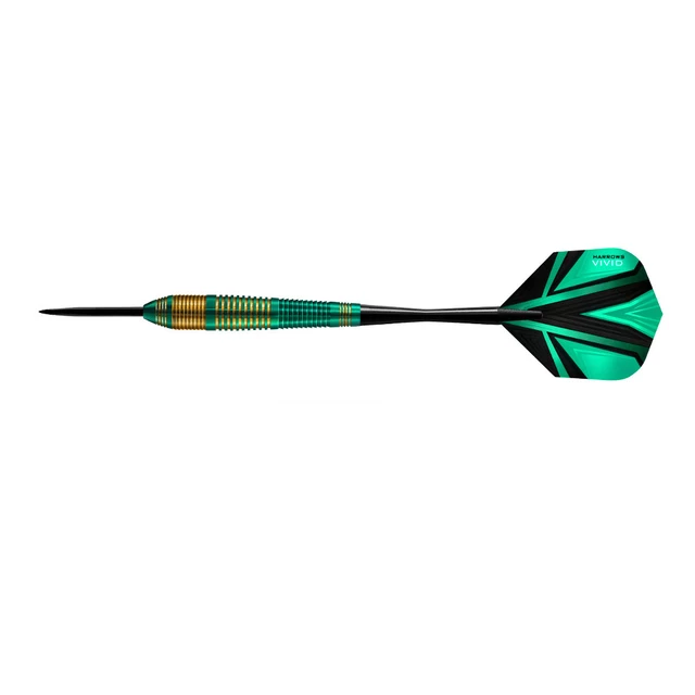 Darts Harrows Vivid Steel 3 db - fekete - zöld