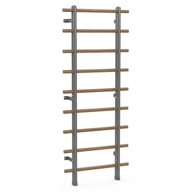 Bordásfal inSPORTline Wootaline 199x80 cm, húzódzkodóval és tolódzkodóval, szürke, falhoz rögzíthető, könnyű karbantartás, egyszerű összeszerelés