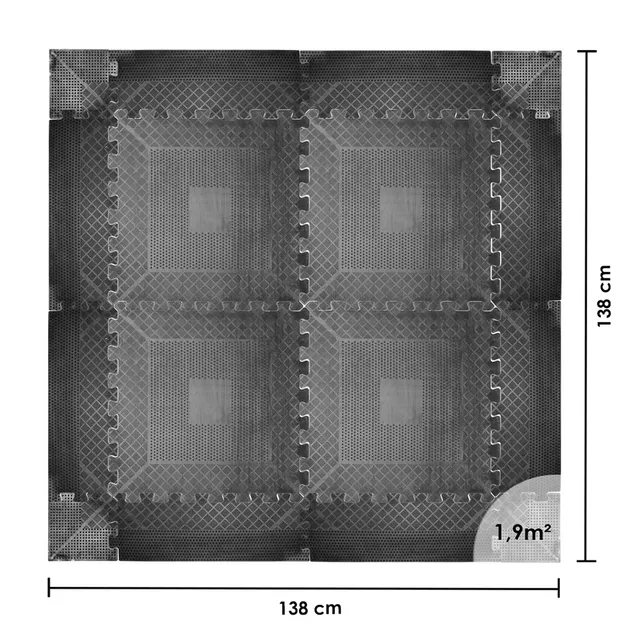 Talajvédő inSPORTline Rubber 0,6cm
