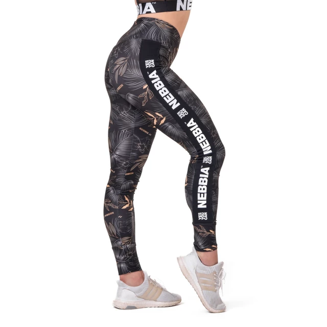Női leggings Nebbia High Waist Performance Leggings 567 - Vulkanikus Fekete - Vulkanikus Fekete