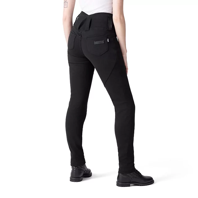 Női motoros leggings W-TEC Nombutta - fekete