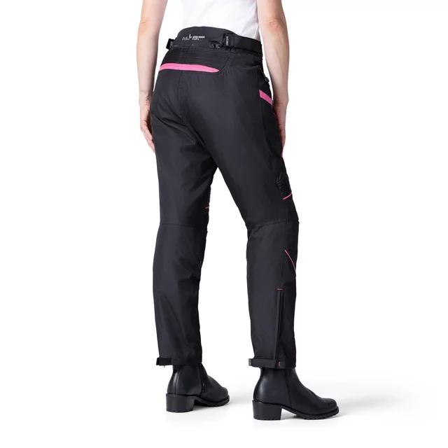 Női motoros nadrág W-TEC Durmanes Lady - fekete-rózsaszín