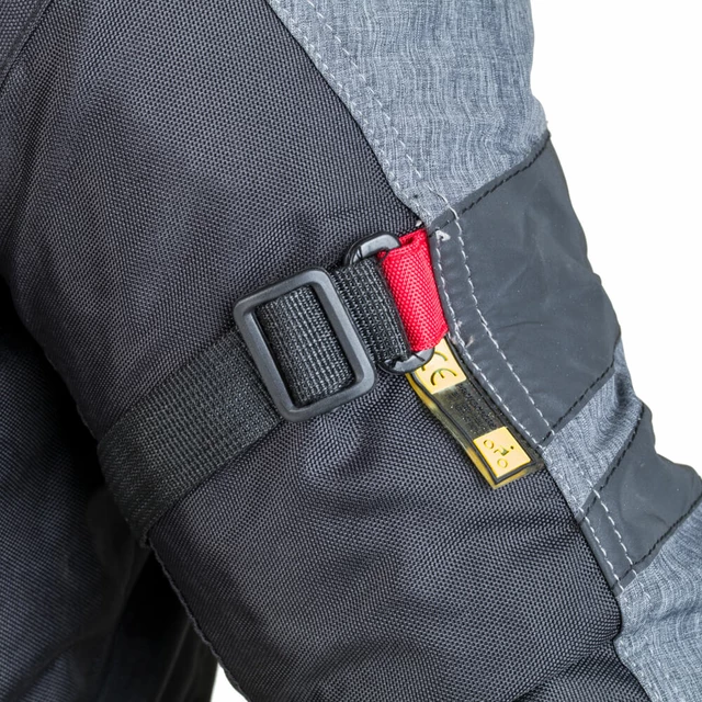 Férfi motoros kabát W-TEC Tomret - fekete-szürke