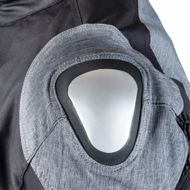 Férfi motoros kabát W-TEC Tomret - fekete-szürke