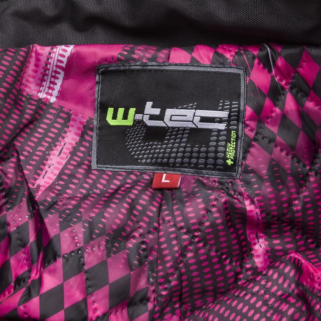 Női motoros nadrág W-TEC Kaajla - fekete-rózsaszín