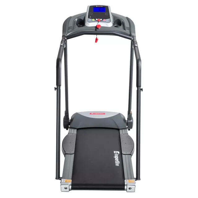 Biztonságos futópad inSPORTline Neblin, markolatokkal, 1.75LE, futófelület 122x40cm, max.6km/ó, Silent Block felfüggesztés, gyaloglópad, súly 46kg