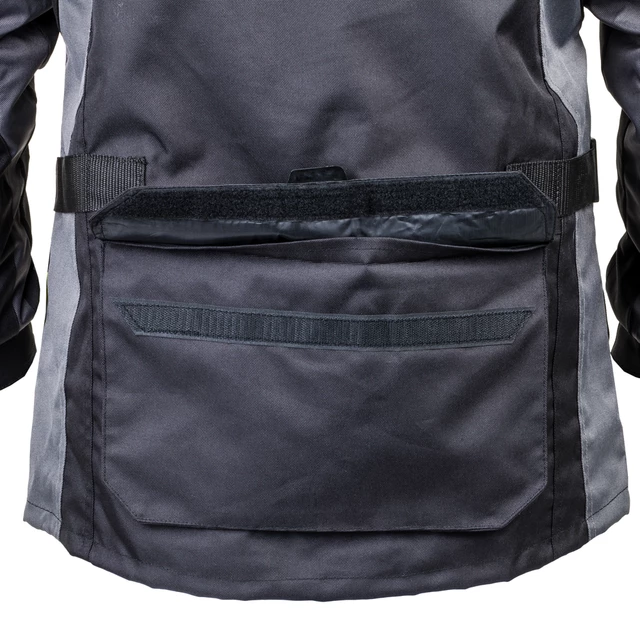 Férfi motoros kabát W-TEC GS-1613 - fekete-szürke-zöld