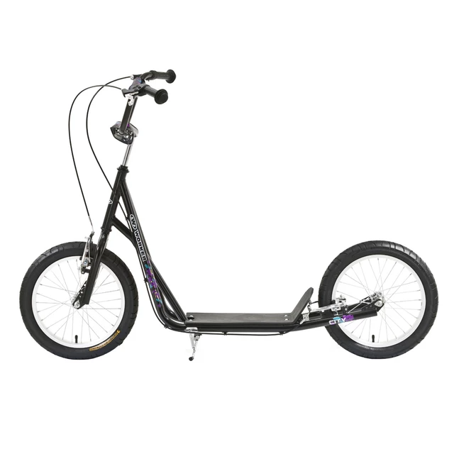 Roller WORKER City 16" - fekete-kék - fekete