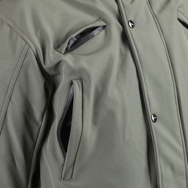 Férfi softshell motoros kabát W-TEC Forresta - Urban Khaki