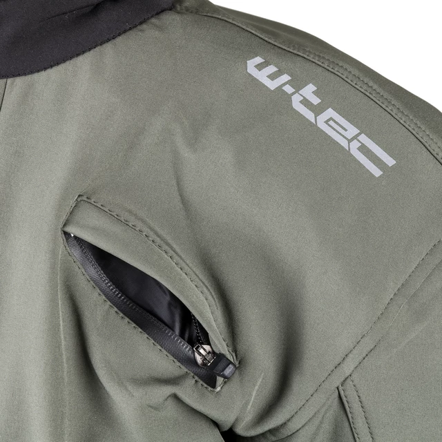 Férfi softshell motoros kabát W-TEC Forresta - Urban Khaki