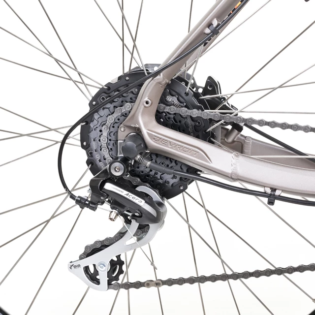 Hegyi elektromos kerékpár Devron Riddle M1.7 27,5" - modell 2019 - neon