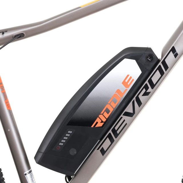 Hegyi elektromos kerékpár Devron Riddle M1.7 27,5" - modell 2019 - neon