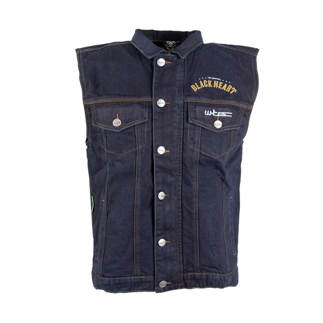 Motoros mellény W-TEC Black Heart Rideman - kék - kék