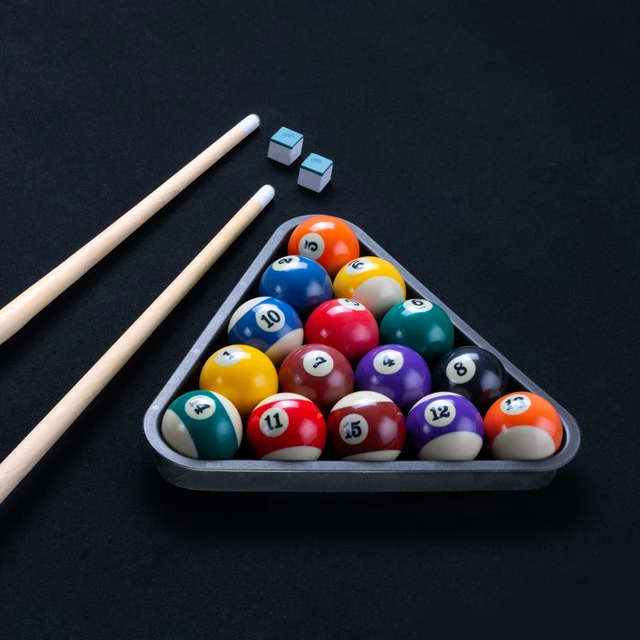 Billiárd játékasztal 3az1ben inSPORTline Residento - sötét fa