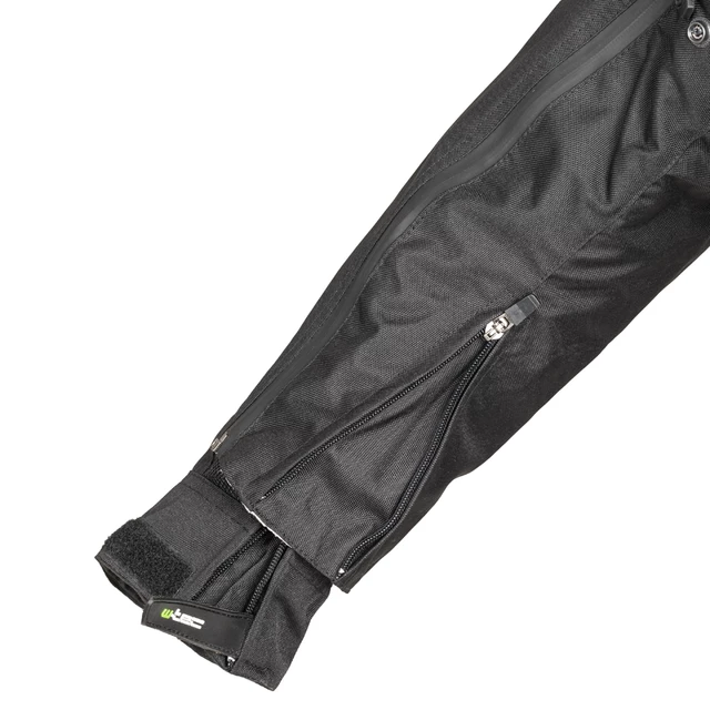 Női motoros kabát W-TEC Progair Lady - fekete-rózsaszín