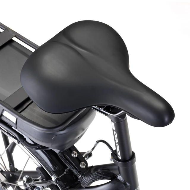 Városi elektromos kerékpár 26120 26" - modell 2018 - Fekete Matt