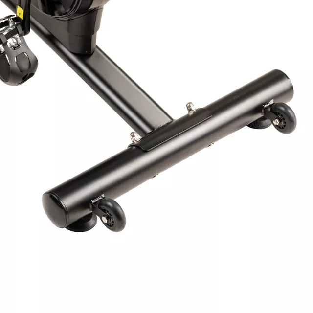 Fitness kerékpár inSPORTline Drakkaris, 18kg lendkerék, ékszijas meghajtás, vészfék, 8 fokozat, számitógép, súly 48kg