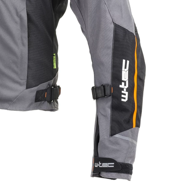 Férfi motoros kabát W-TEC Brandon - fekete-szürke-narancssárga