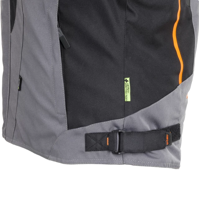 Férfi motoros kabát W-TEC Brandon - fekete-szürke-narancssárga