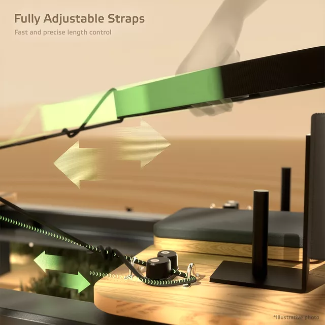 Pilates reformer inSPORTline Comfolder, pilates box tartozék, praktikus, összecsukható, porszórt, karcálló, rugós ellenállás, ALU váz,  súly 68kg